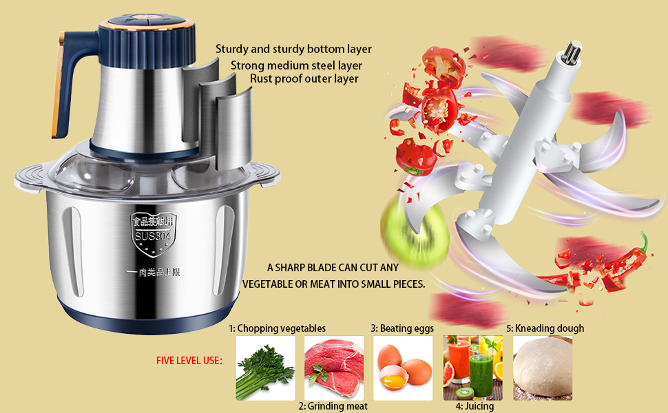 Stainless Steel Food Chopper