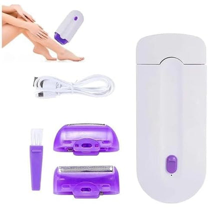 Finishing Touch Hair Epilator – 2-in-1 Painless Hair Remover for Face & Body