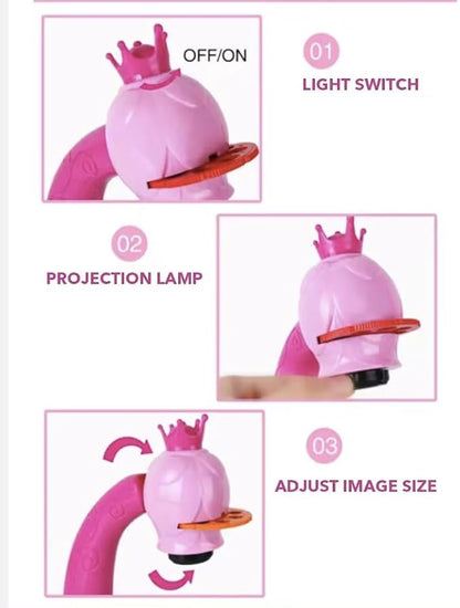LED Projector Art Painting Table for Kids