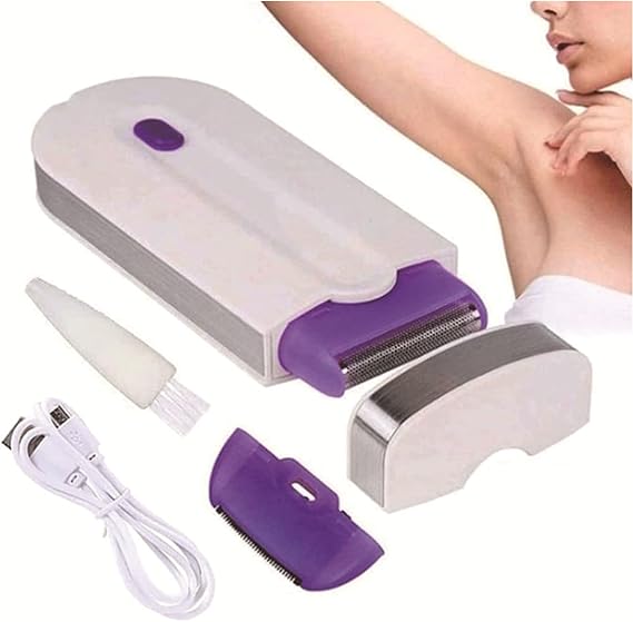 Finishing Touch Hair Epilator – 2-in-1 Painless Hair Remover for Face & Body
