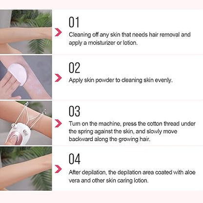 ✨ Electric Facial Threading Hair Remover 💖