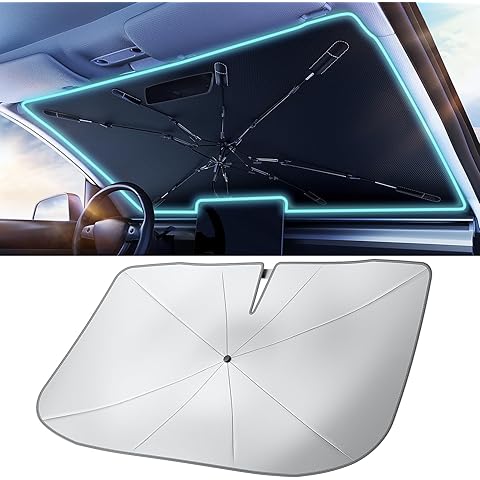 Car Windshield Sunshade - Car Sunshade Parasol Umbrella